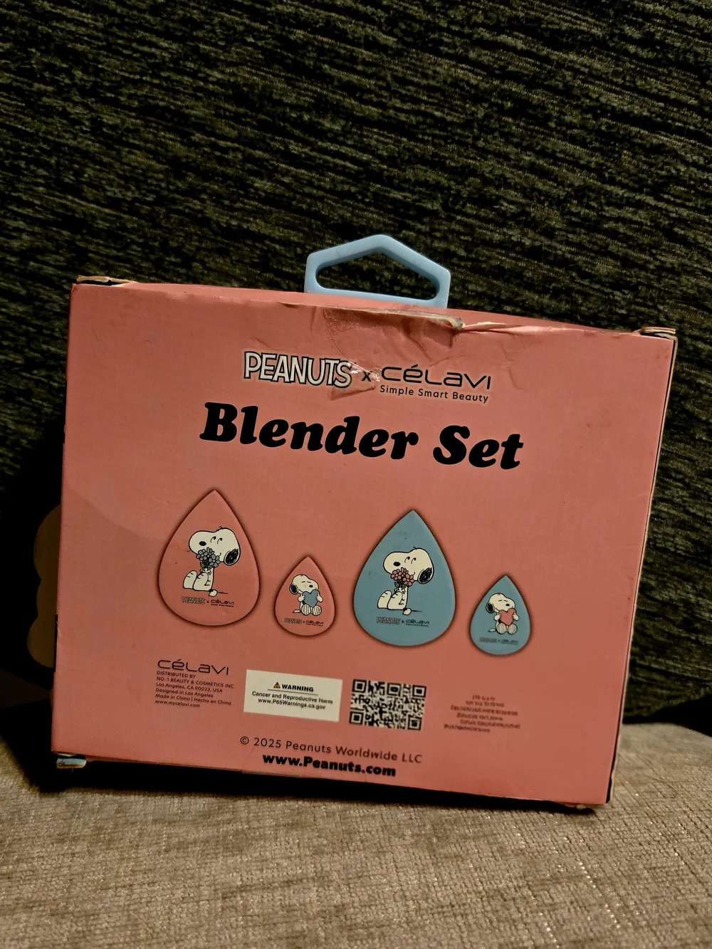Peanuts x Célavi Limited-Edition 4-Piece Makeup Blender Set (2 Blenders & 2 Mini